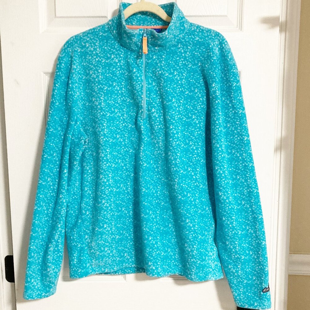 Chubbies The Mantelpiece Quarter Zip Fleece Sweater Size M